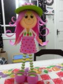fofucha em eva 3d (moranguinho)