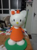 fofucha em eva 3d (Hello Kitty)
