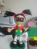 fofucha em eva 3d (chiquinha)